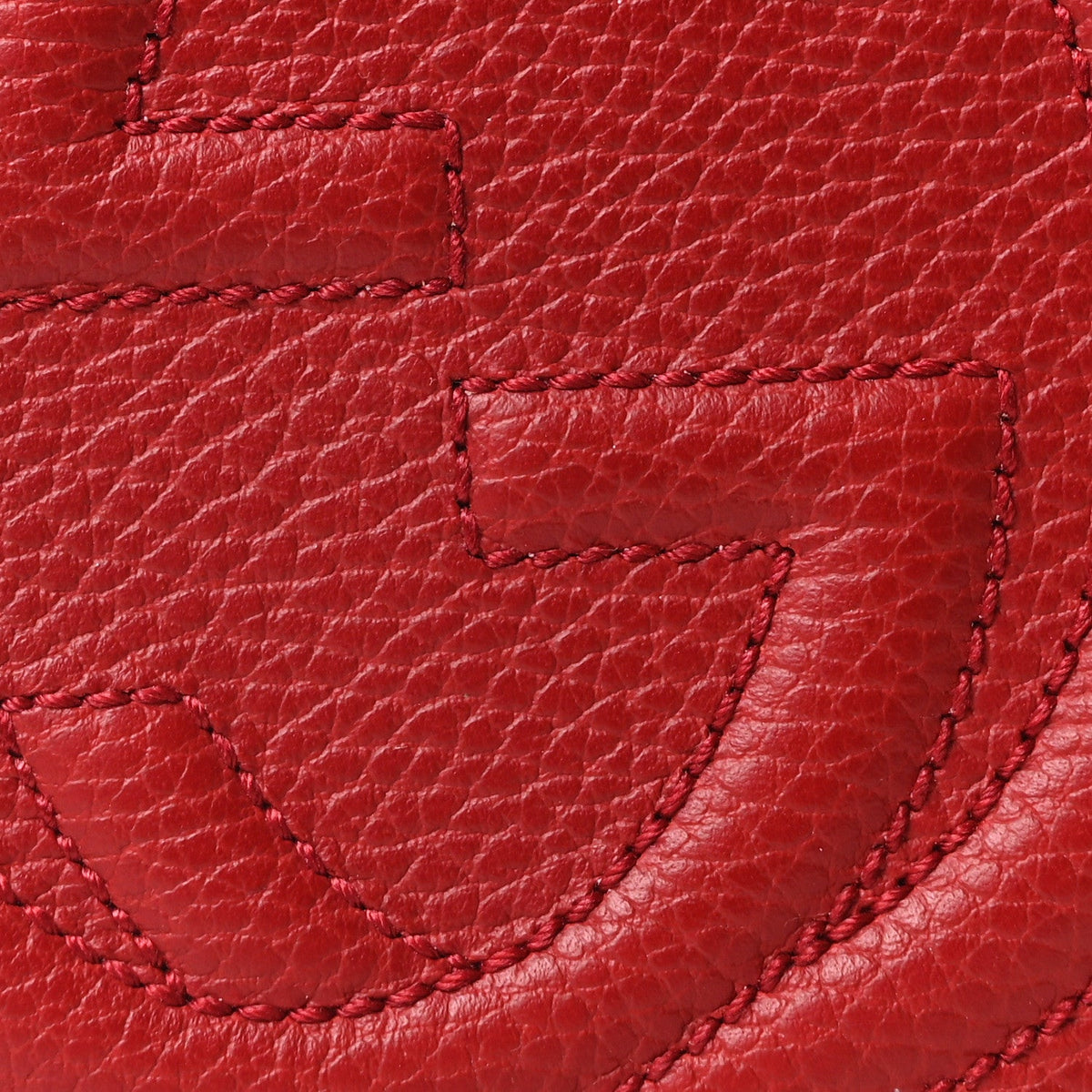 Dollar Calfskin Small Soho Disco Bag Hibiscus Red Mystic White Blue product image 8, provided for visual reference and