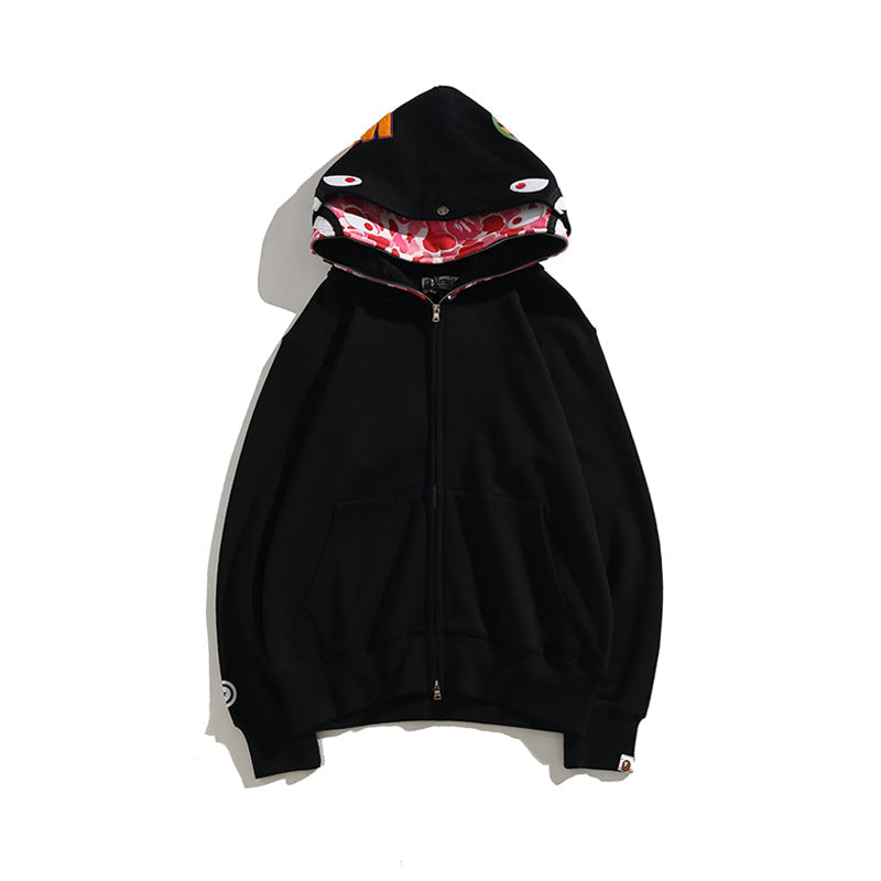 Bathing Ape Hoodie Camouflage Cardigan Men and Women Sweater Hoodie Coat product image 10, provided for visual reference and