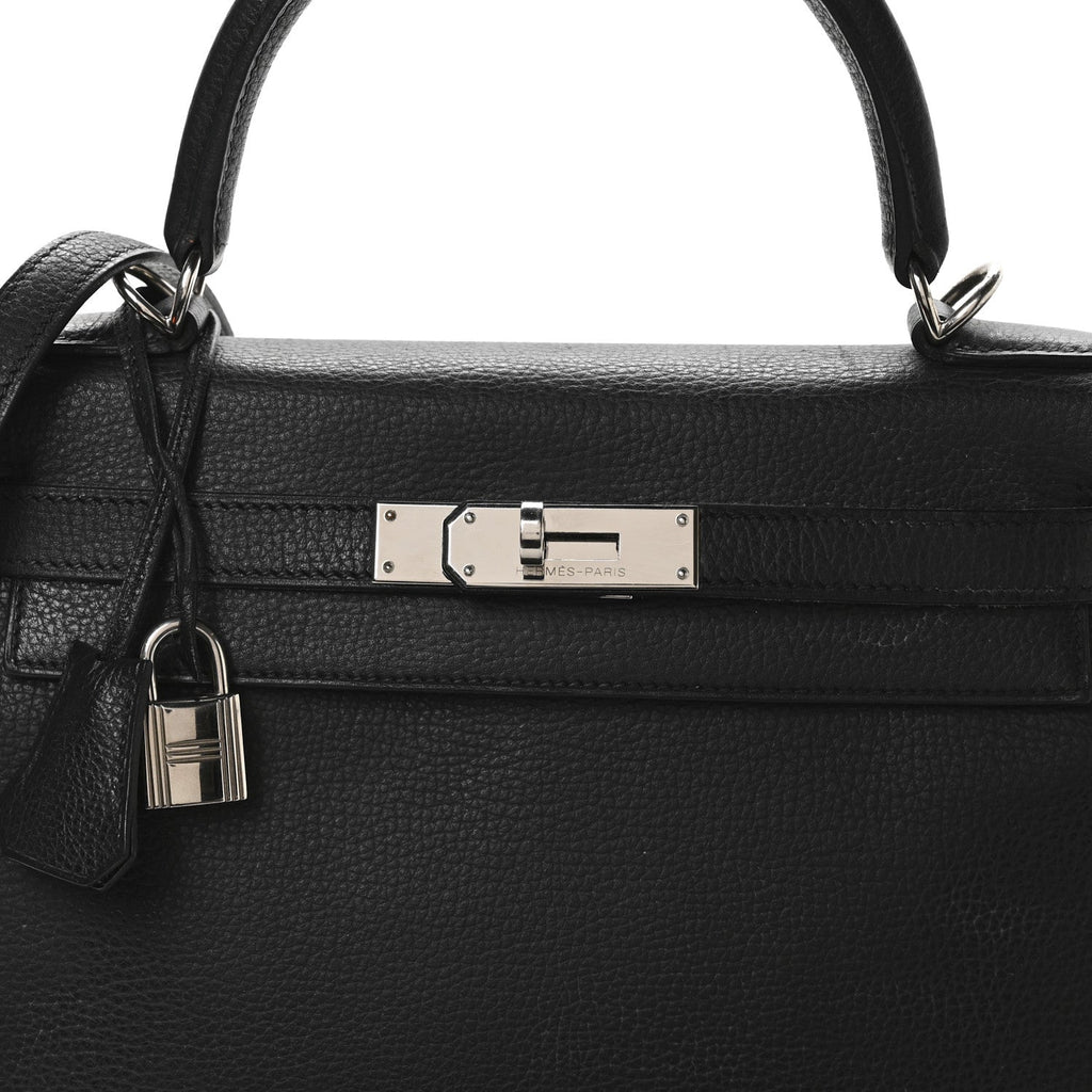 Togo Kelly Retourne 28 Black product image 8, provided for visual reference and product detail review