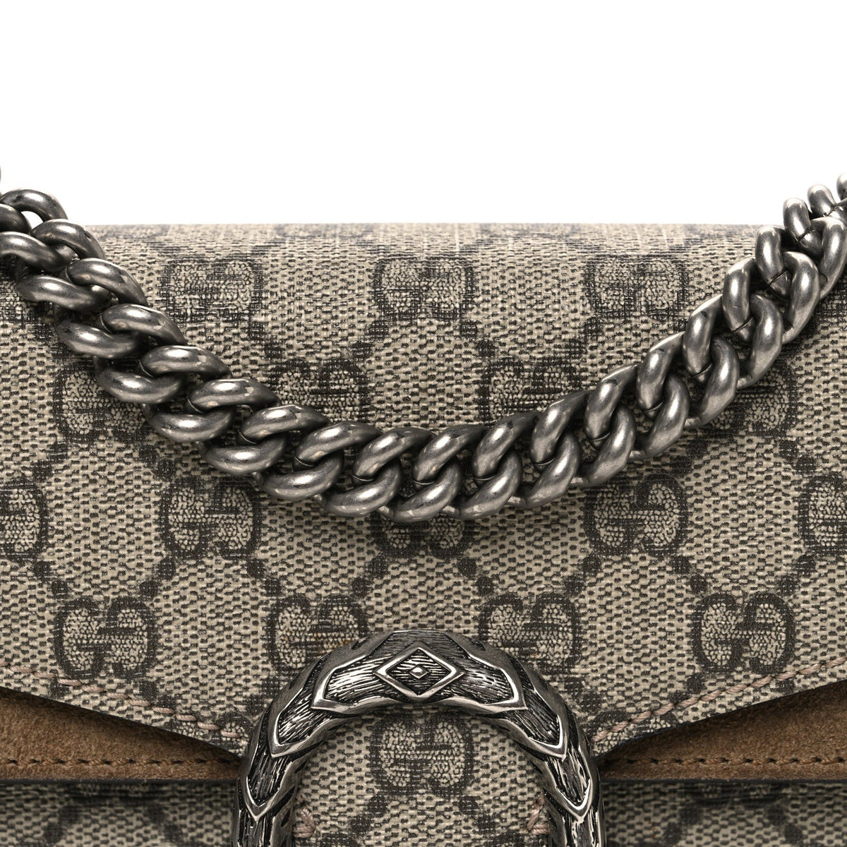 GG Supreme Monogram Mini Dionysus Shoulder Bag Taupe product image 8, provided for visual reference and product detail review