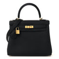Togo Kelly Retourne 25 Black product image 1, provided for visual reference and product detail review