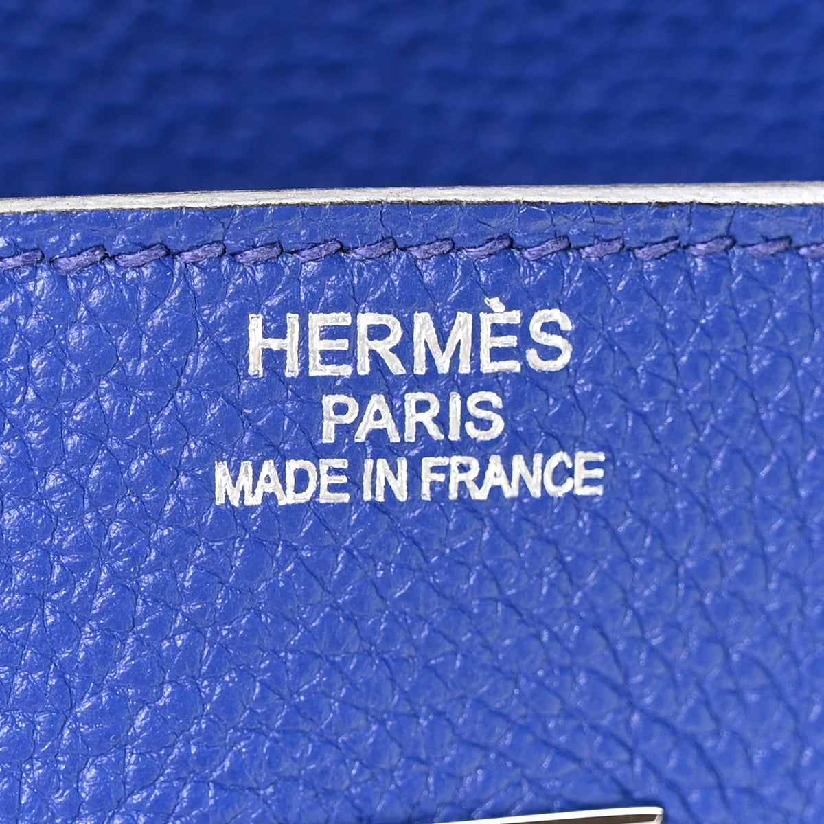 Togo BIRKIN 35 Bleu France product image 6, provided for visual reference and product detail review