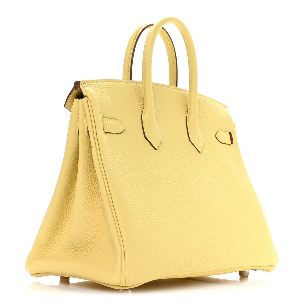 Togo Birkin 25 Jaune Poussin product image 3, provided for visual reference and product detail review