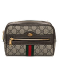 GG Supreme Monogram Web Small Ophidia Belt Bag 85 34 Dark Brown product image 1, provided for visual reference and product