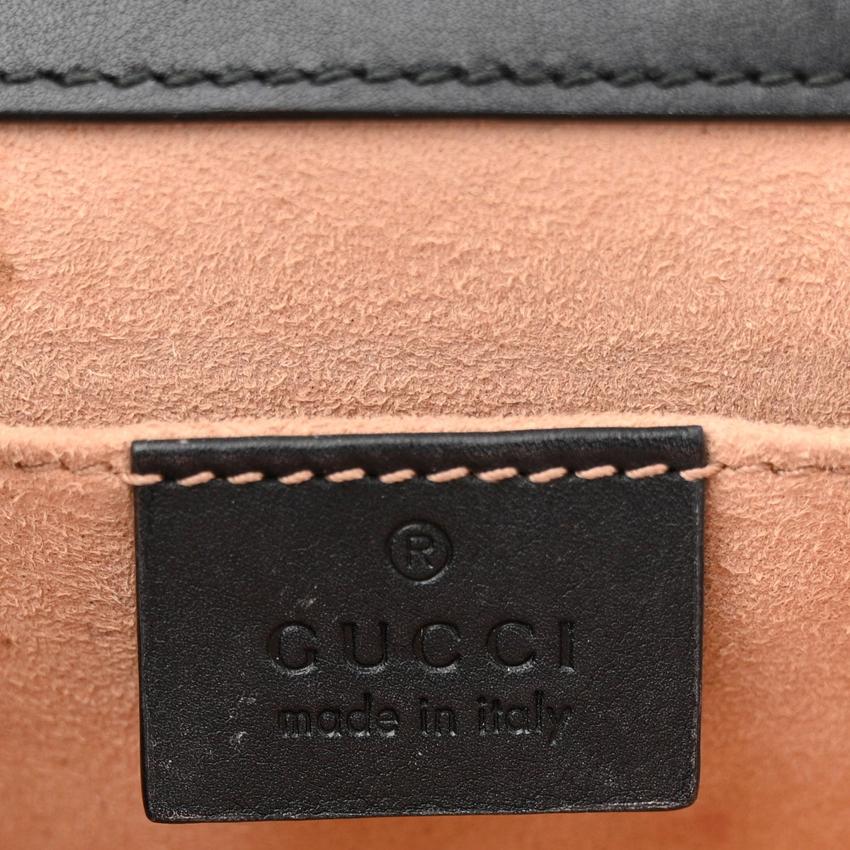 GG Supreme Monogram Bees Small Padlock Shoulder Bag Black product image 6, provided for visual reference and product detail