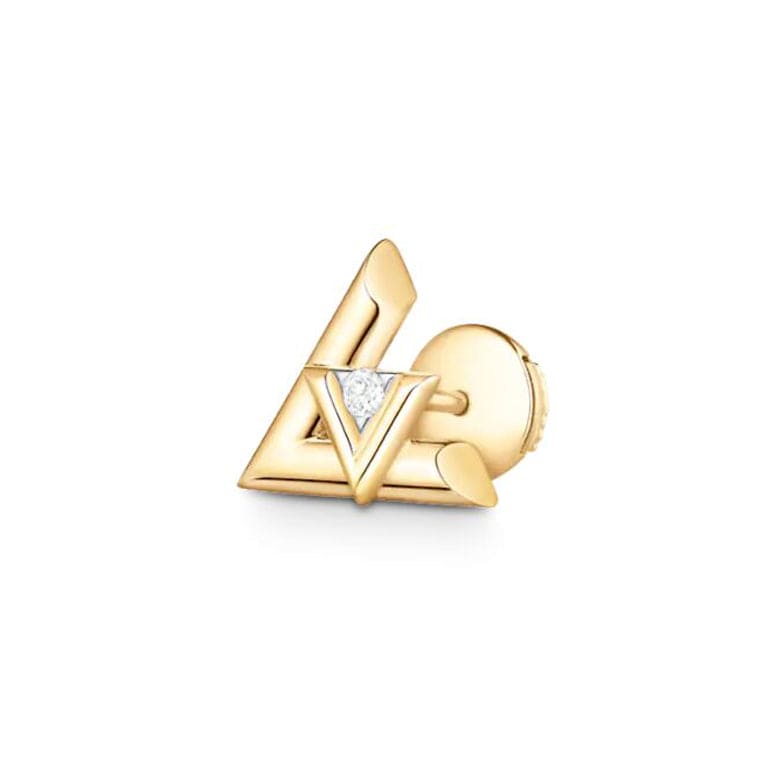 Louis Vuitton Volt One 18K Gold Earrings product image 1, provided for visual reference and product detail review