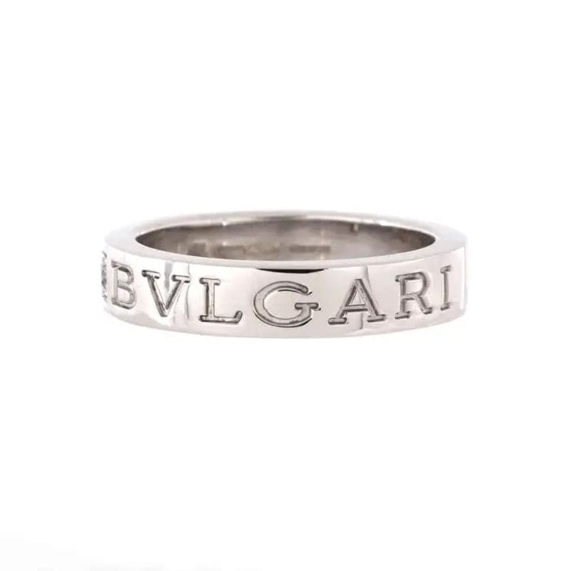 Bvlgari Diamond 18K White Gold Ring product image 2, provided for visual reference and product detail review