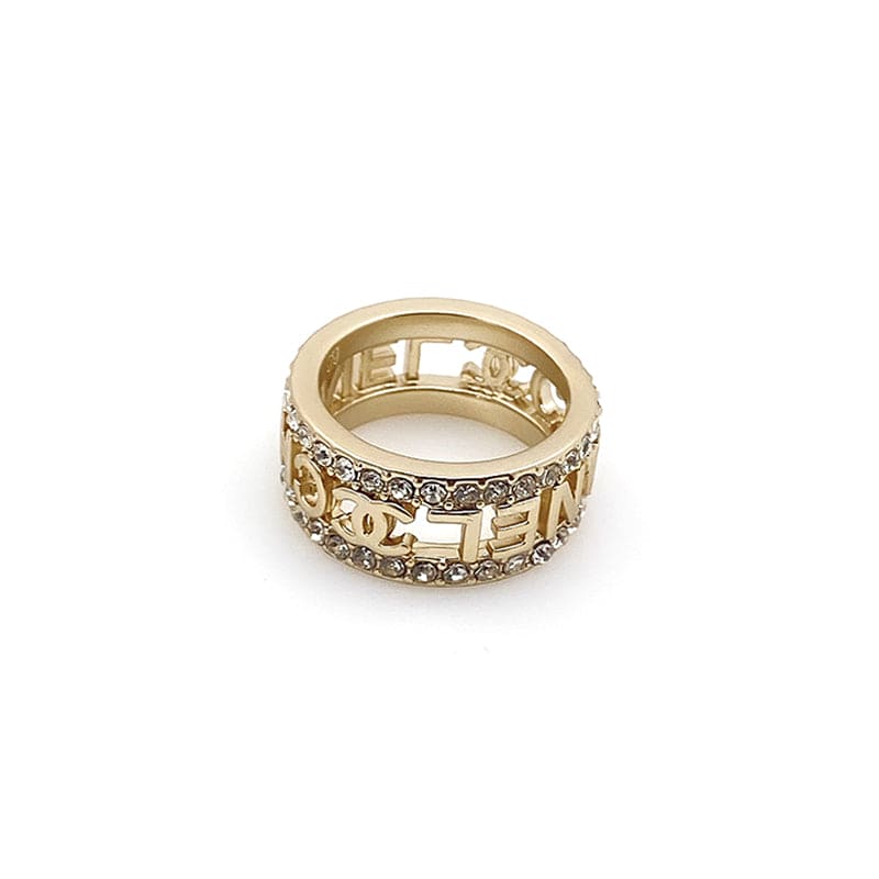 Chanel Diamond 18K Gold Ring product image 2, provided for visual reference and product detail review