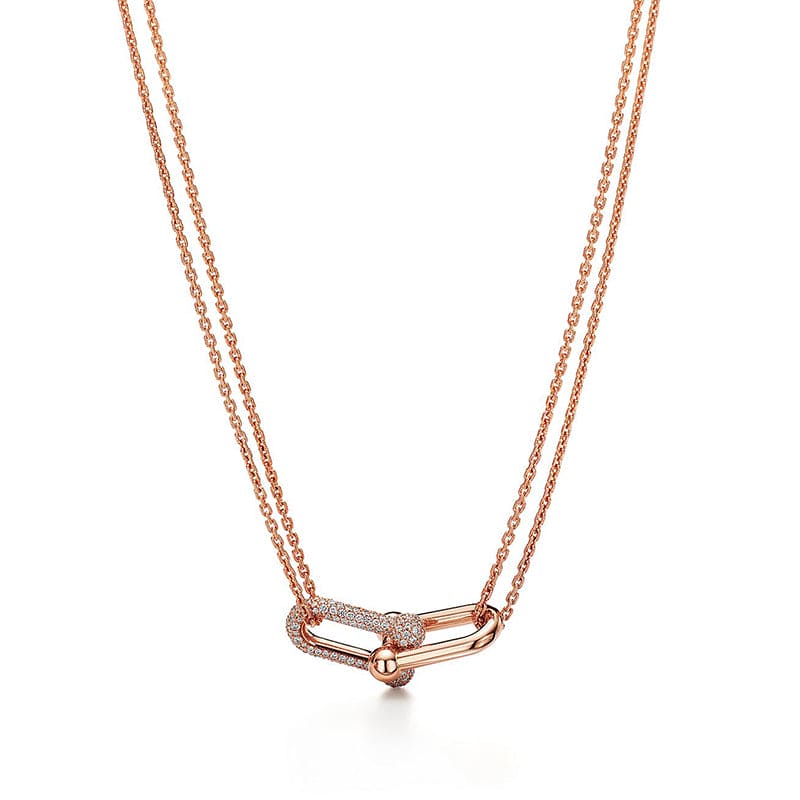 Tiffany HardWear Double Link 18K Gold Necklace product image 1, provided for visual reference and product detail review