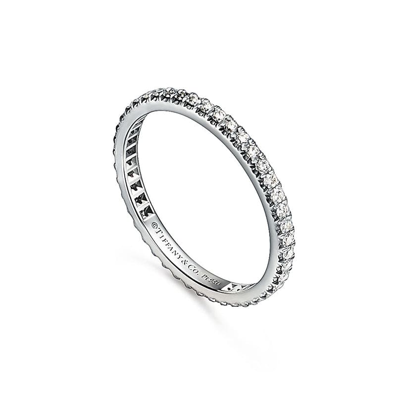 Tiffany Soleste Full Eternity 18K Gold Ring product image 2, provided for visual reference and product detail review