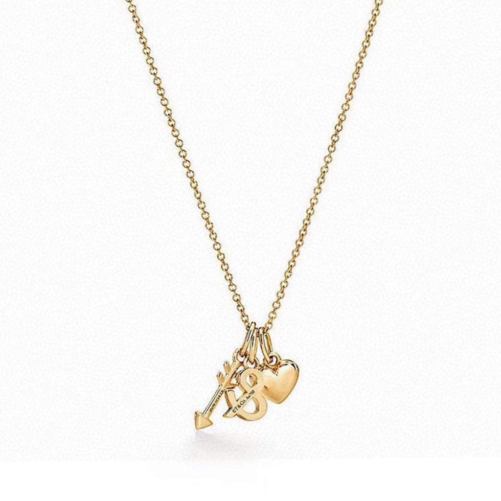 Tiffany Wine and Dine Pendant 18K Gold Necklace product image 1, provided for visual reference and product detail review