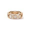 Chanel Coco Crush Diamonds 18K Rose Gold Ring product image 1, provided for visual reference and product detail review