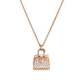 Hermes Amulettes Birkin Pendant 18K Gold Necklace product image 1, provided for visual reference and product detail review
