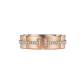 Tiffany Narrow Diamond 18K Rose Gold Ring product image 1, provided for visual reference and product detail review
