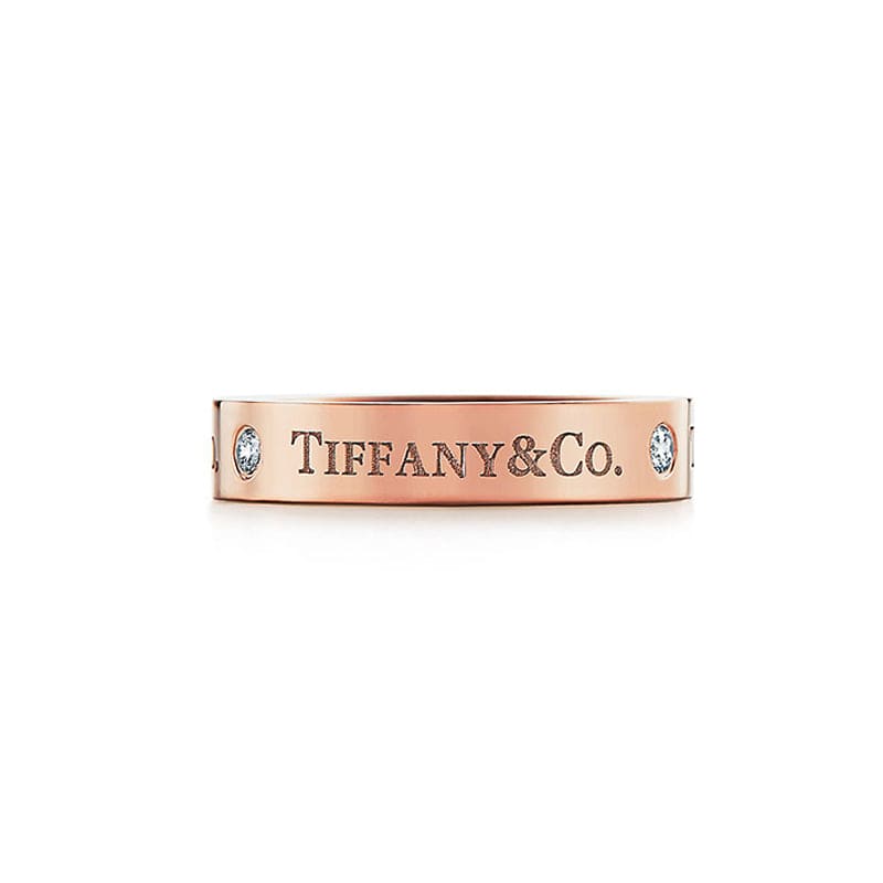 Tiffany Wedding 18K Rose Gold Ring product image 1, provided for visual reference and product detail review