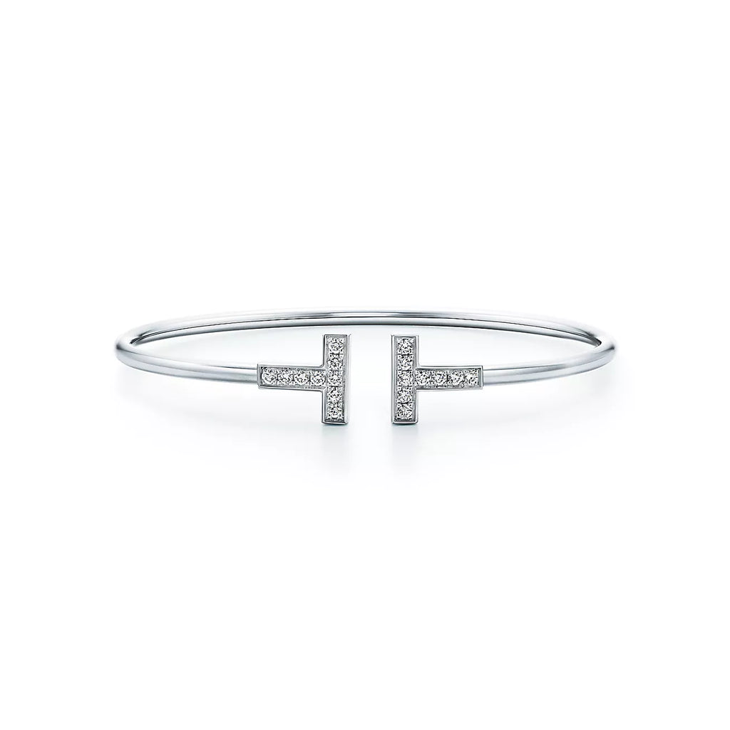 Tiffany Diamond Wire 18K Gold Bracelet product image 1, provided for visual reference and product detail review