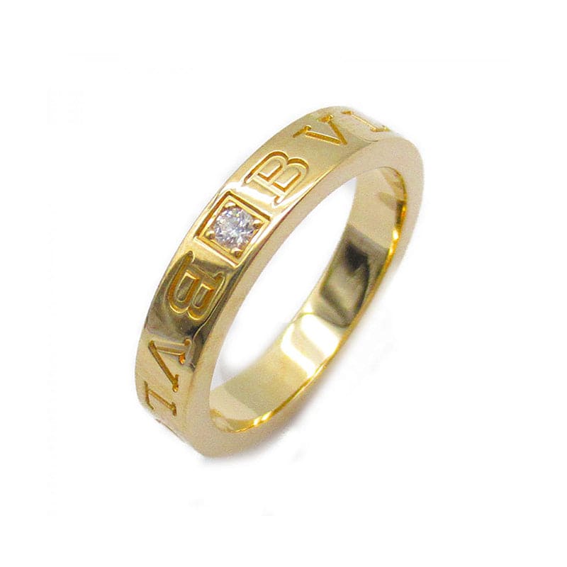 Bvlgari Diamond 18K Yellow Gold Ring product image 2, provided for visual reference and product detail review