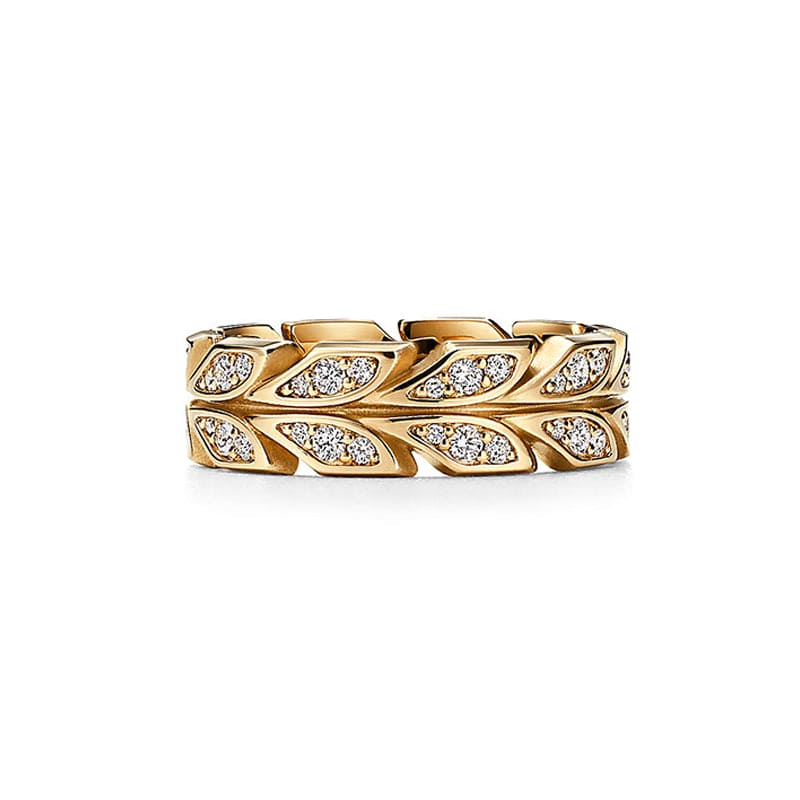 Tiffany Victoria Vine 18K Gold Ring product image 2, provided for visual reference and product detail review