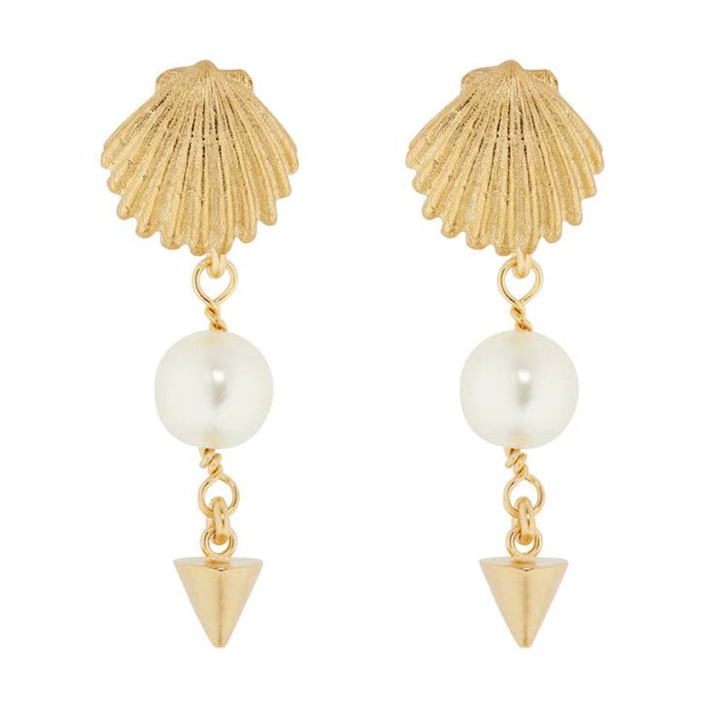 Dior Sea Garden 18K Gold Earrings product image 1, provided for visual reference and product detail review