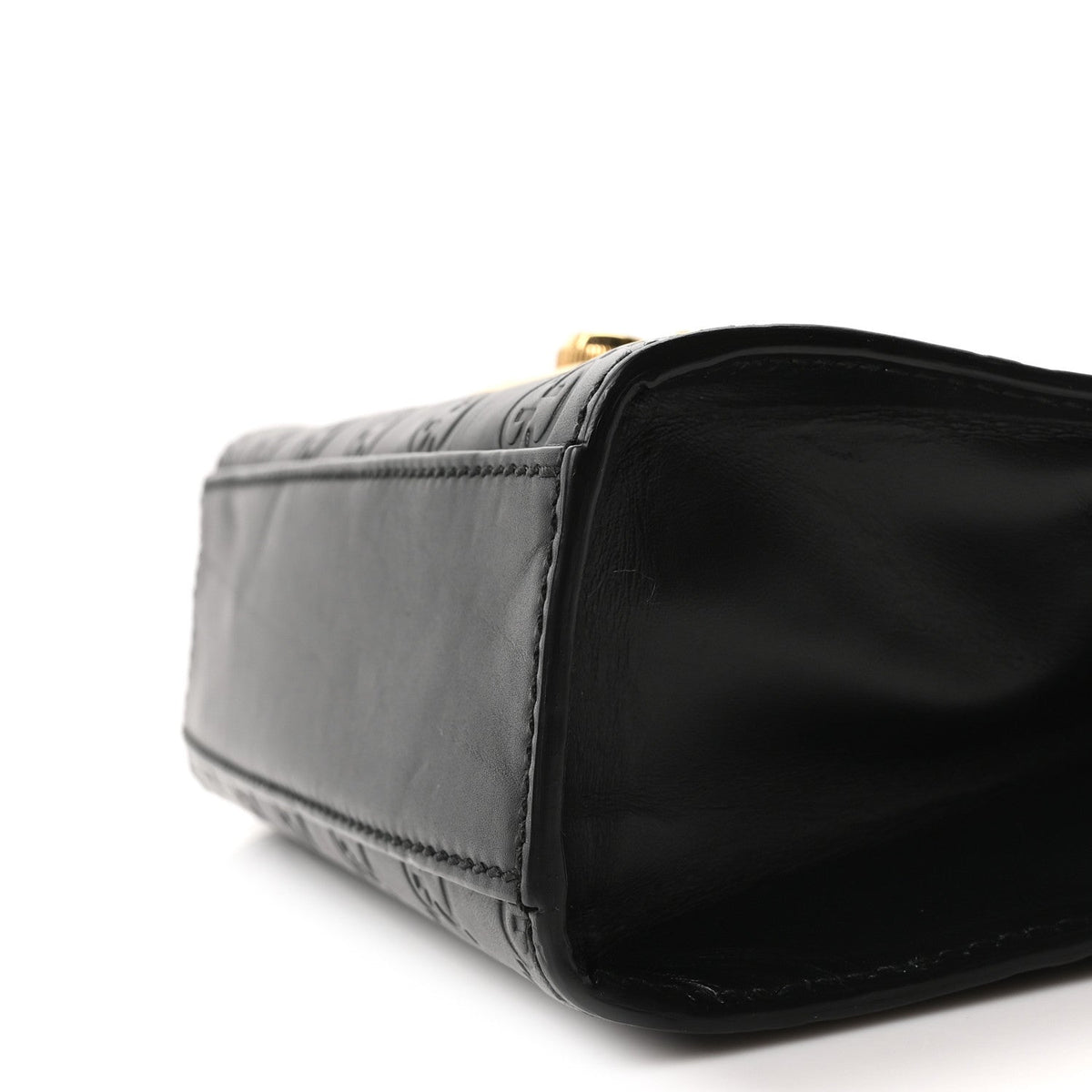 Guccissima Small Padlock Shoulder Bag Black product image 9, provided for visual reference and product detail review