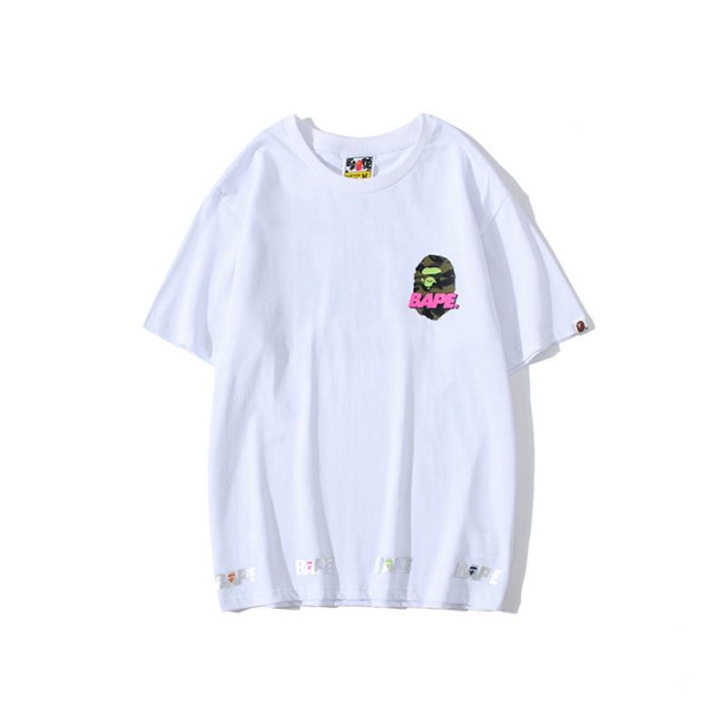 Bathing Ape T-Shirt Summer Men and Women Short-Sleeved Top product image 2, provided for visual reference and product detail