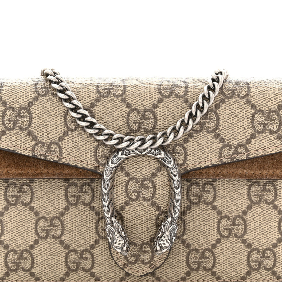 GG Supreme Monogram Super Mini Dionysus Shoulder Bag Taupe product image 7, provided for visual reference and product detail