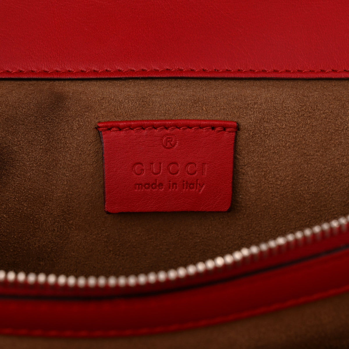 GG Supreme Monogram Arabesque Dionysus Shoulder Bag Hibiscus Red product image 7, provided for visual reference and product