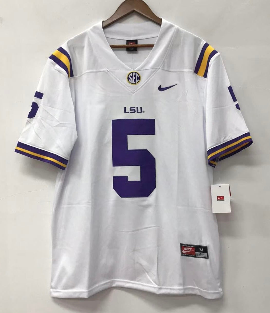 Jayden Daniels LSU Tigers Jersey NIKE white product image 2