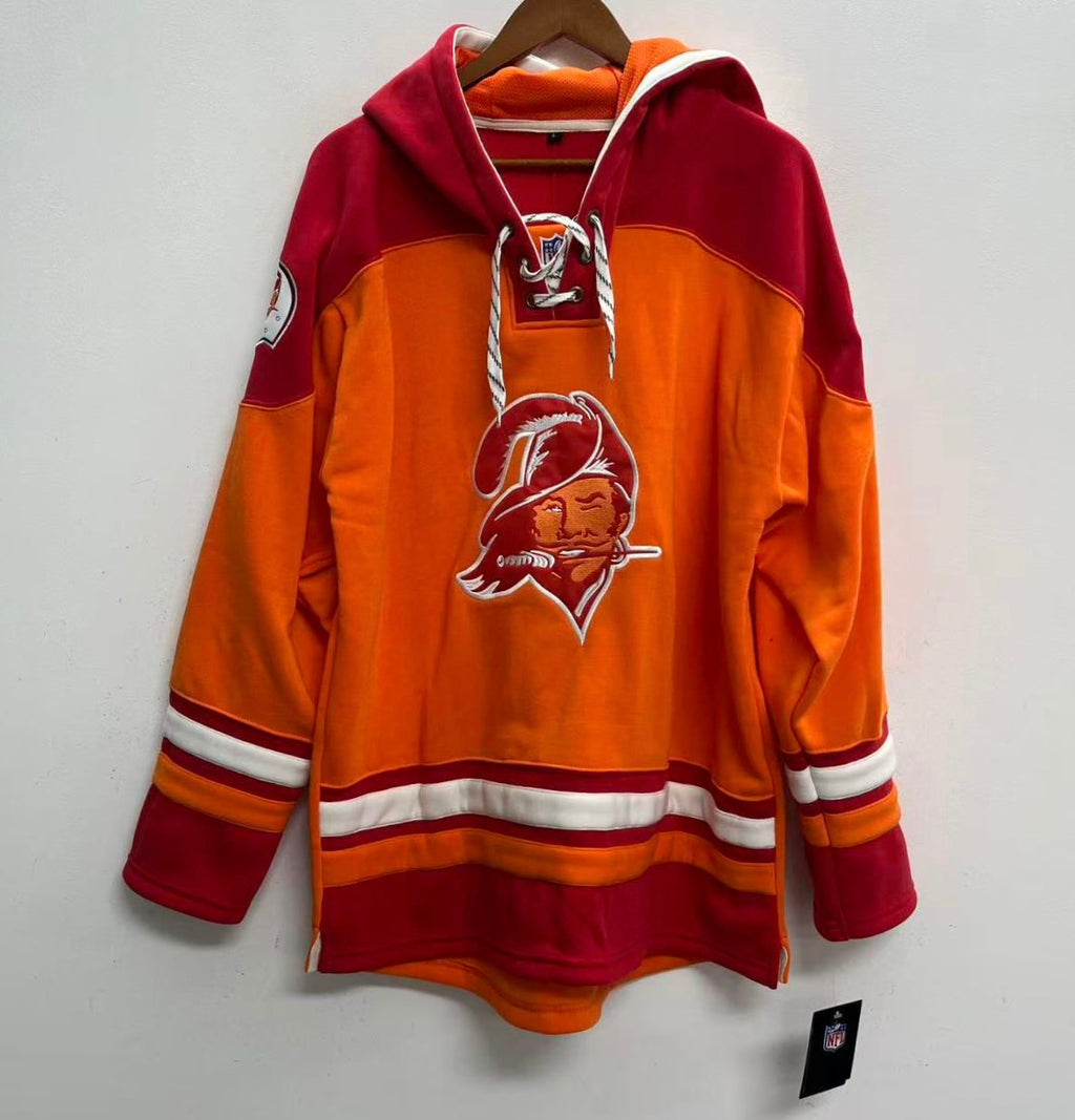 Tampa Bay Buccaneers Official NFL Hockey style hoodie product image 1