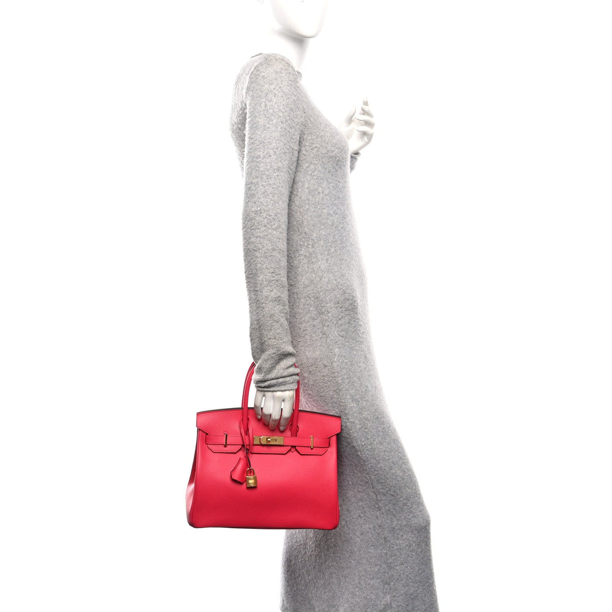 Epsom Birkin 30 Rose Extreme product image 2, provided for visual reference and product detail review
