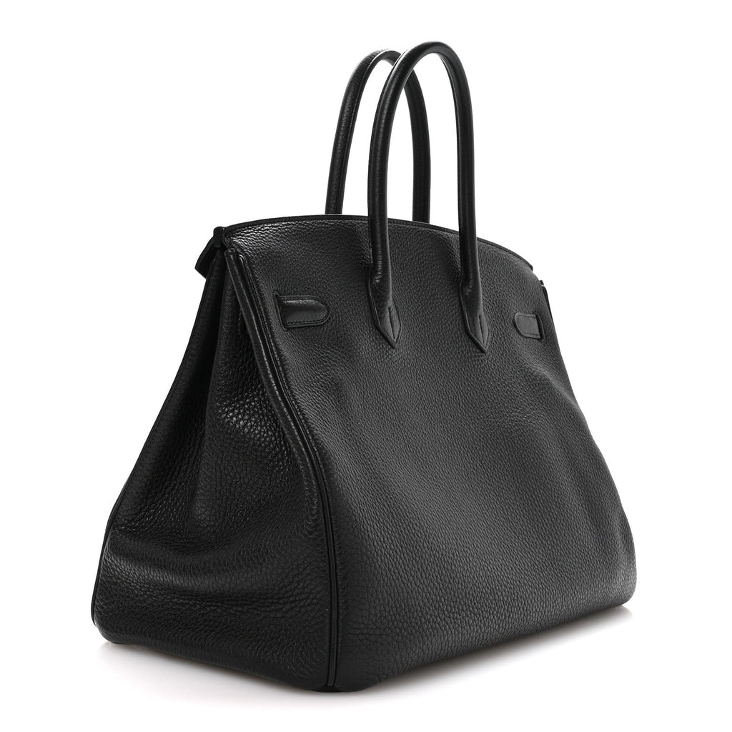 Togo Birkin 35 Black product image 3, provided for visual reference and product detail review