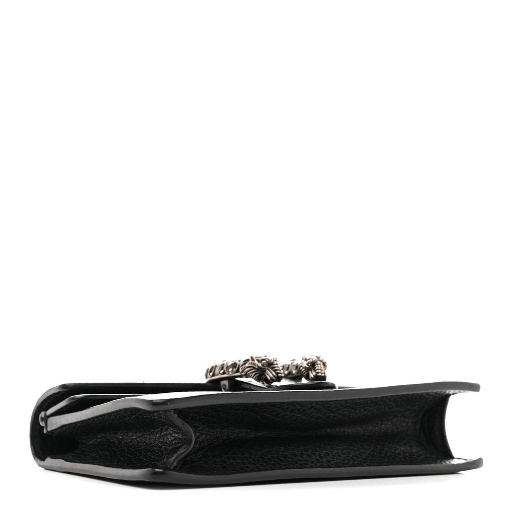 Dollar Calfskin Crystal Super Mini Dionysus Shoulder Bag Black product image 4, provided for visual reference and product