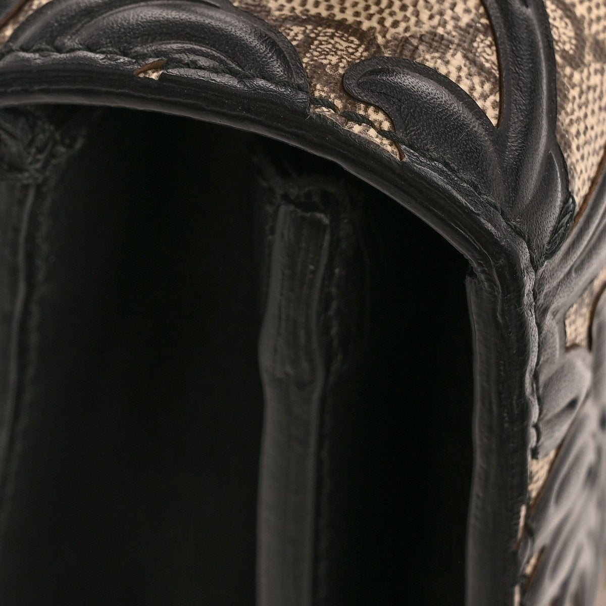 GG Supreme Monogram Arabesque Medium Dionysus Shoulder Bag Black product image 13, provided for visual reference and product