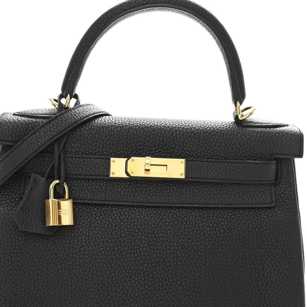 Togo Kelly Retourne 28 Black product image 8, provided for visual reference and product detail review
