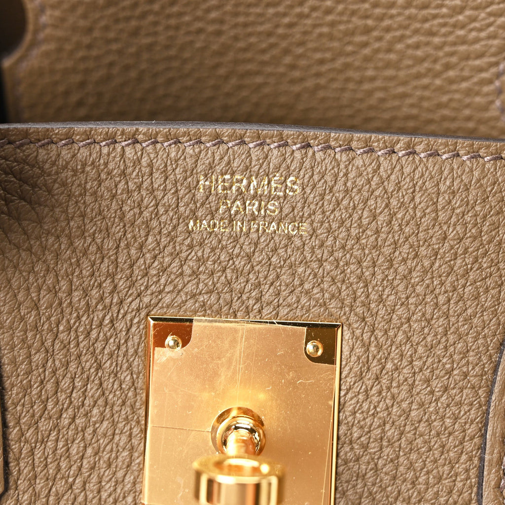 Togo Birkin 30 Toundra product image 6, provided for visual reference and product detail review