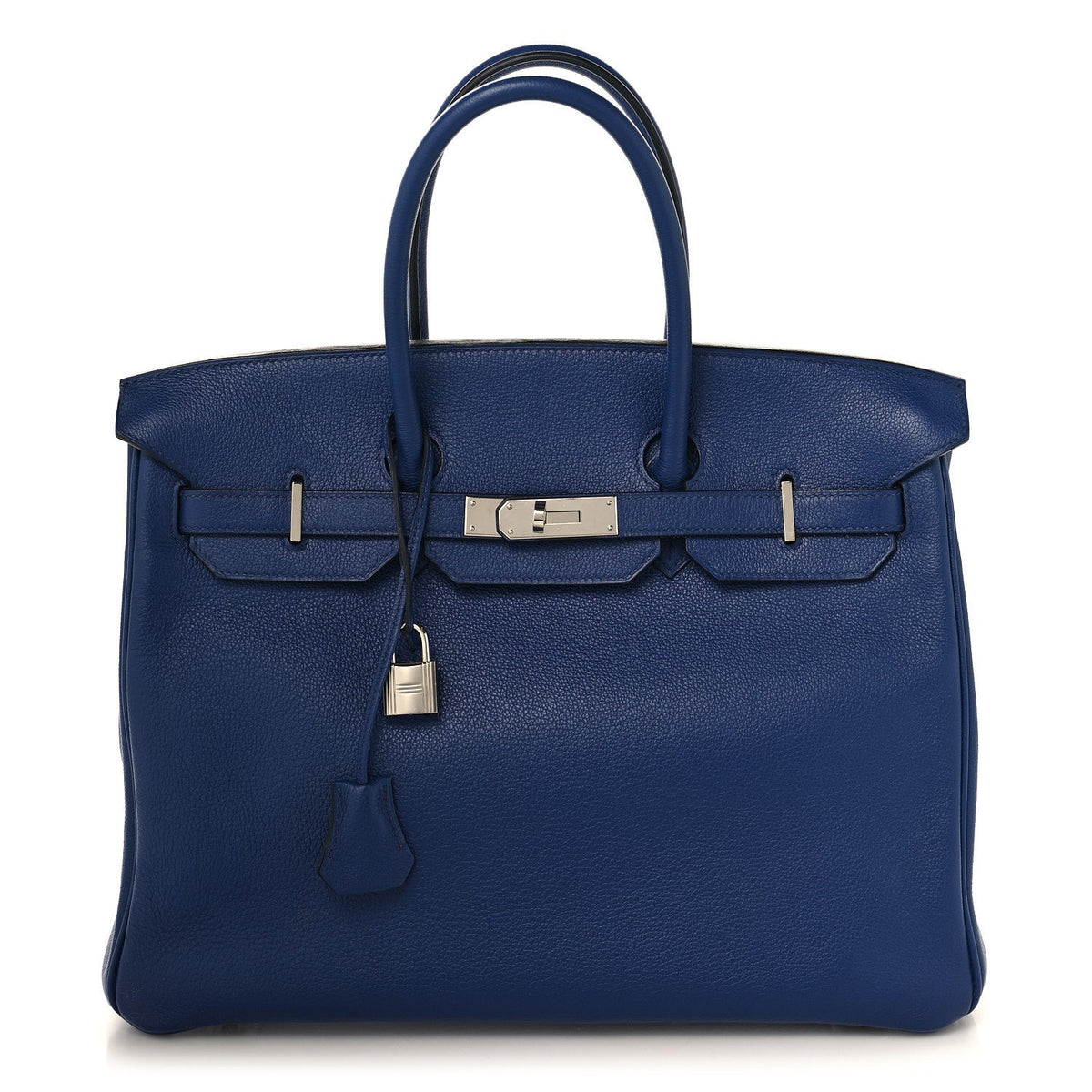 Taurillon Novillo Sea Surf and Fun Birkin 35 Bleu Saphir product image 1, provided for visual reference and product detail