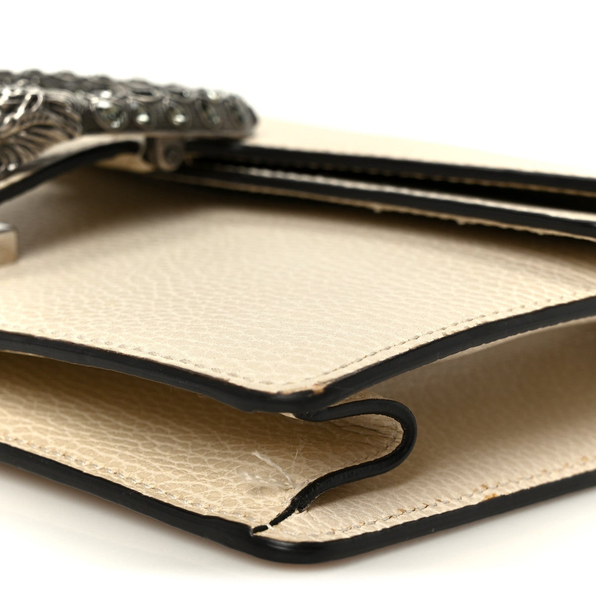 Dollar Calfskin Crystal Small Dionysus Shoulder Bag Mystic White product image 11, provided for visual reference and product
