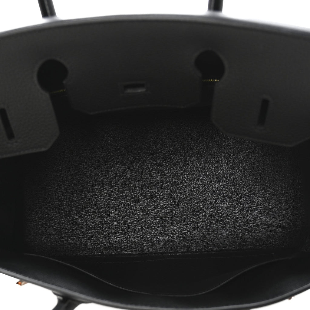 Togo Birkin 30 Black product image 5, provided for visual reference and product detail review