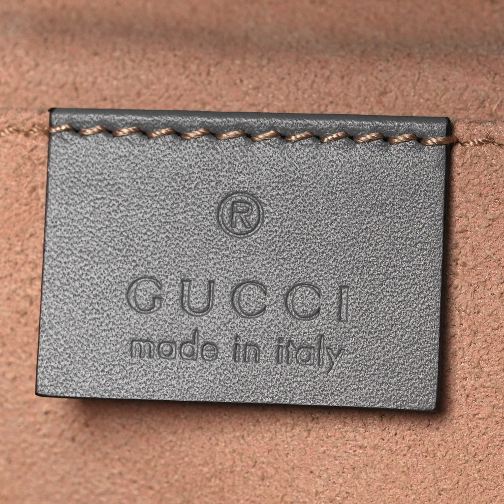 Guccissima Small Padlock Shoulder Bag Grey product image 5, provided for visual reference and product detail review
