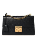Guccissima Medium Padlock Shoulder Bag Black product image 1, provided for visual reference and product detail review