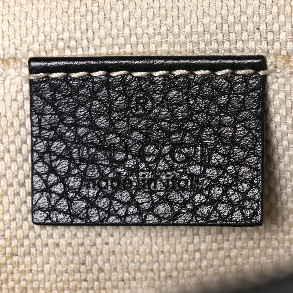 Pebbled Calfskin Small Soho Disco Bag Black product image 5, provided for visual reference and product detail review