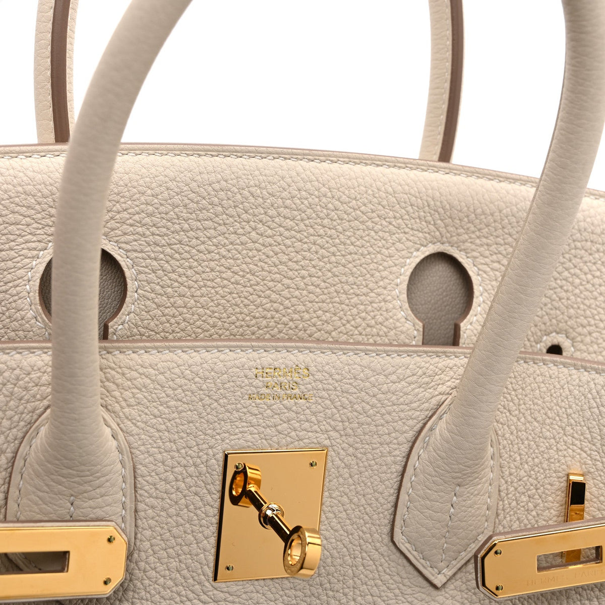 Togo Birkin 30 Craie product image 6, provided for visual reference and product detail review