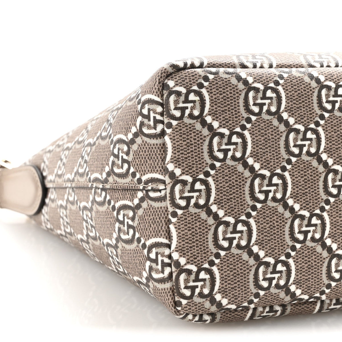 GG Shadow Monogram Super Mini Ophidia Shoulder Bag Taupe product image 8, provided for visual reference and product detail