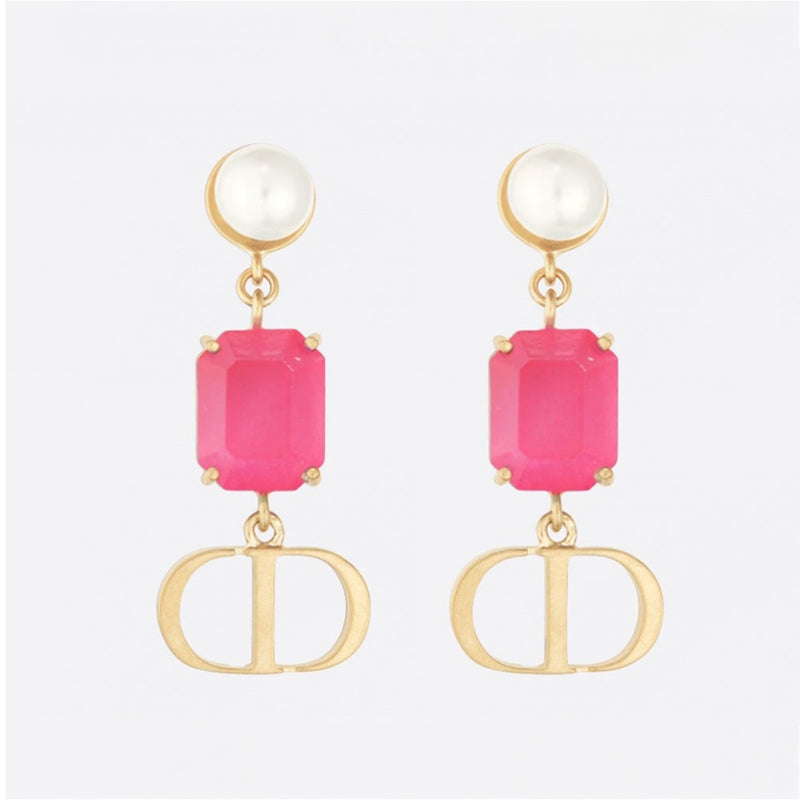 Dior Petit Crystal 18K Gold Earrings product image 1, provided for visual reference and product detail review