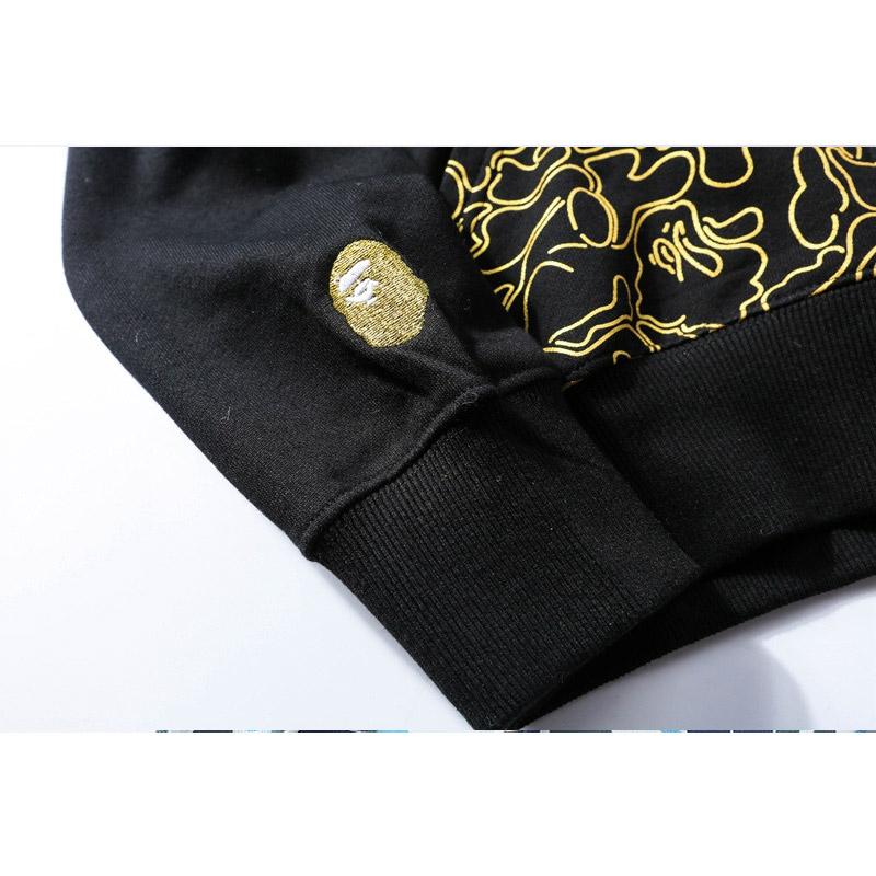 Bathing Ape Hoodie Autumn Men Printed Sweater Jacket product image 5, provided for visual reference and product detail review