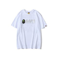 Bathing Ape T-Shirt Summer Short Sleeve Letter Print Round Neck Pullover T-shirt product image 1, provided for visual
