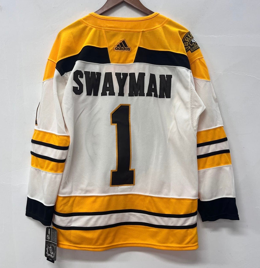 Jeremy Swayman Boston Bruins Official NHL Jersey Adidas product image 1