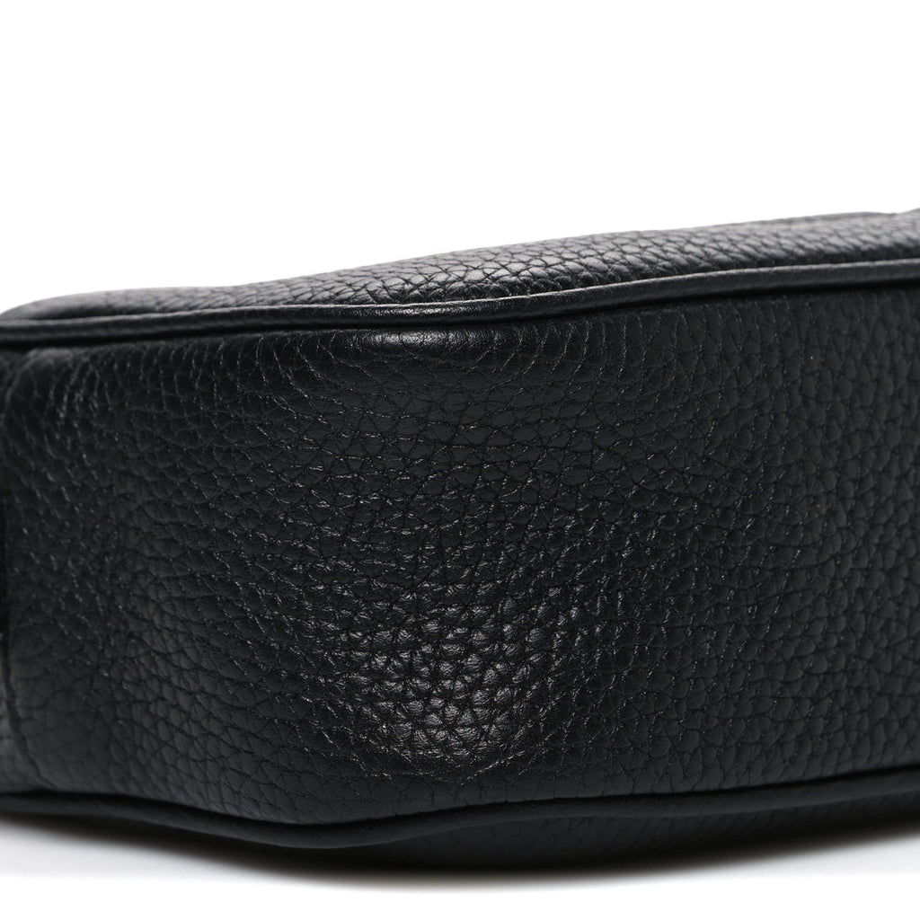 Pebbled Calfskin Mini Soho Disco Bag Black product image 9, provided for visual reference and product detail review