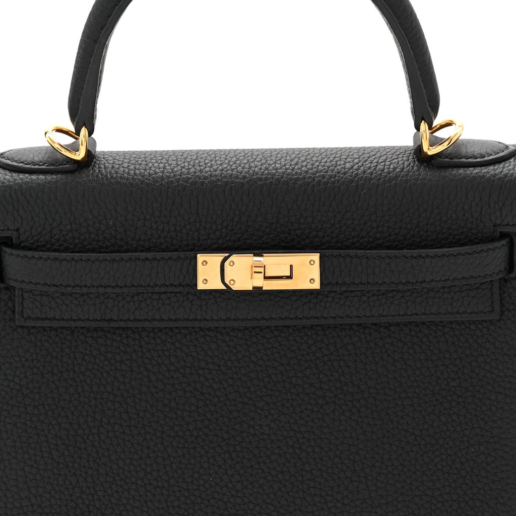 Togo Kelly Retourne 25 Black product image 8, provided for visual reference and product detail review