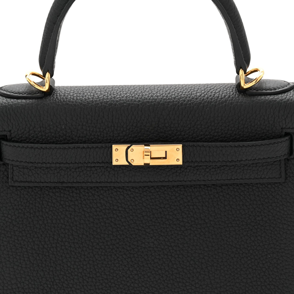 Togo Kelly Retourne 25 Black product image 8, provided for visual reference and product detail review